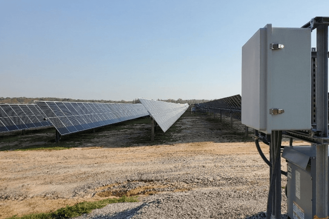 80 MW Bulldog Solar utility-scale PV plant near Warrenton, Georgia.