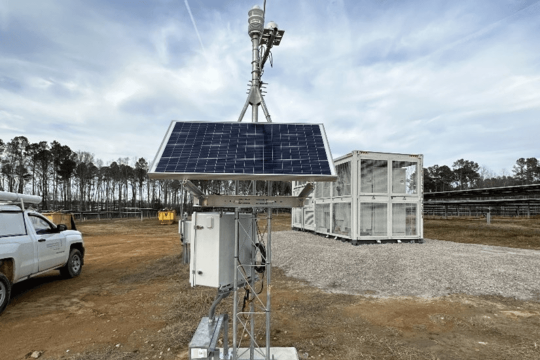 78 MW Phobos Solar utility-scale PV plant in Middlesex, North Carolina.