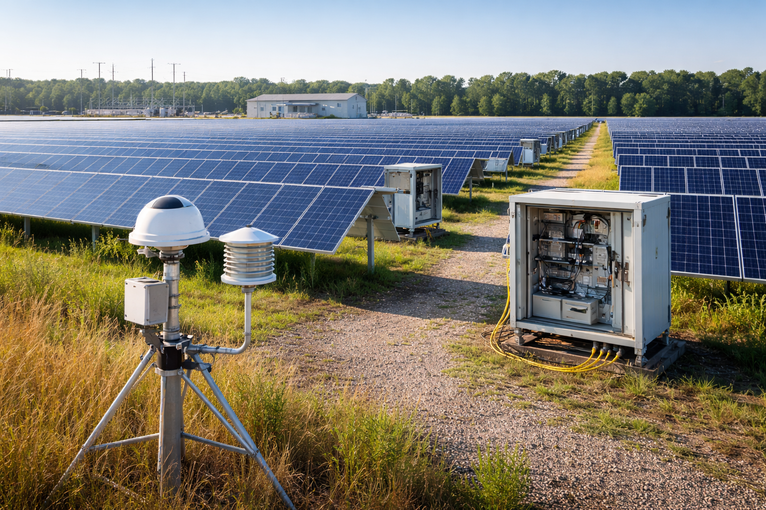 Solar Data Acquisition System (DAS): Sensor Map + Data Flow