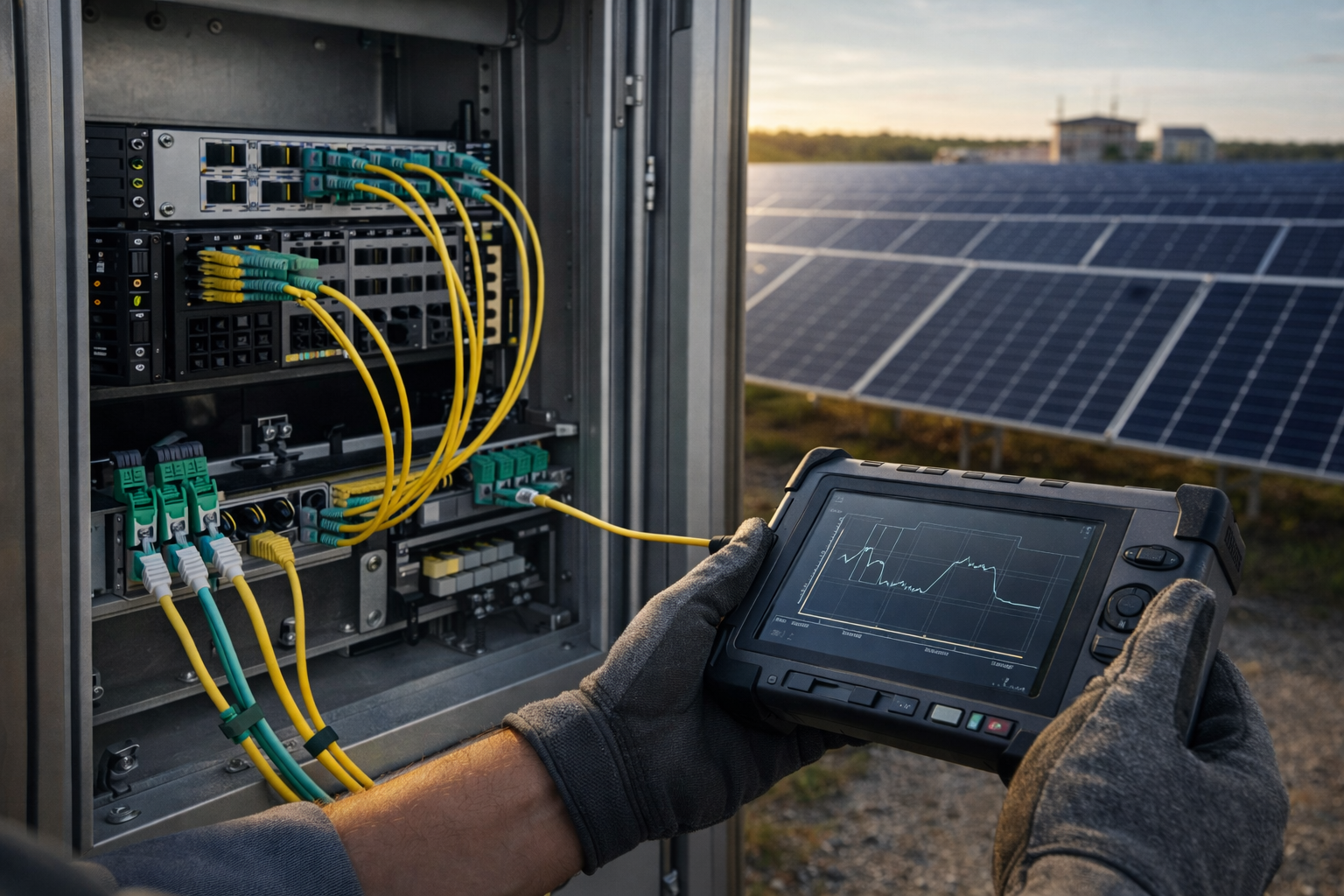 Solar SCADA Architecture and Control Signals for Utility-Scale PV