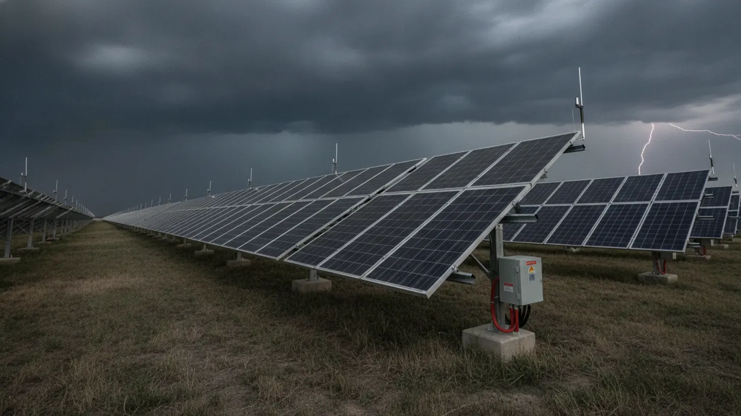 Solar farm lightning protection IEC 62305 and SPD field guide