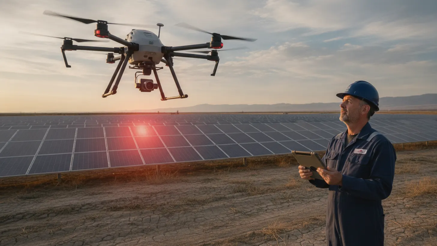 Solar drone thermal inspection: utility-scale hotspot field guide